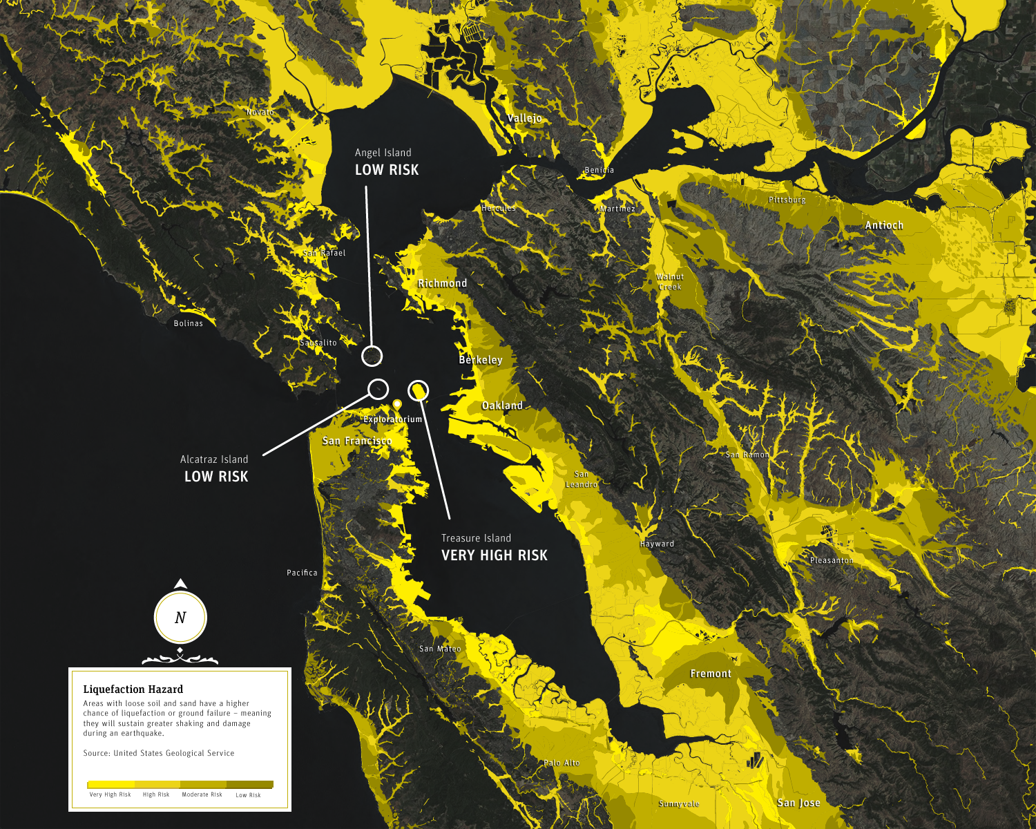 Liquefaction map low risk zones map part 2.