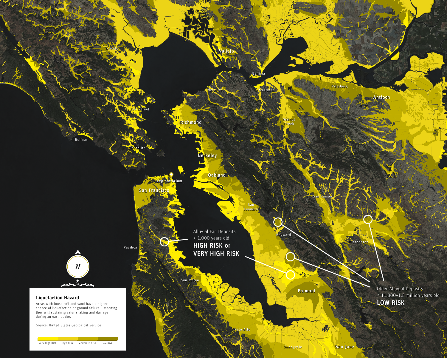 Liquefaction high risk zones map part 4.