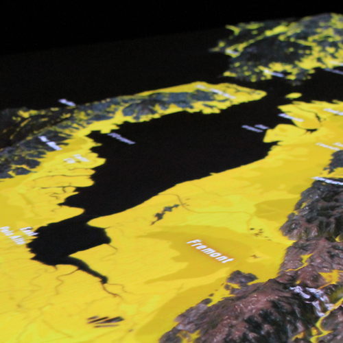 A Topographic Projection Surface