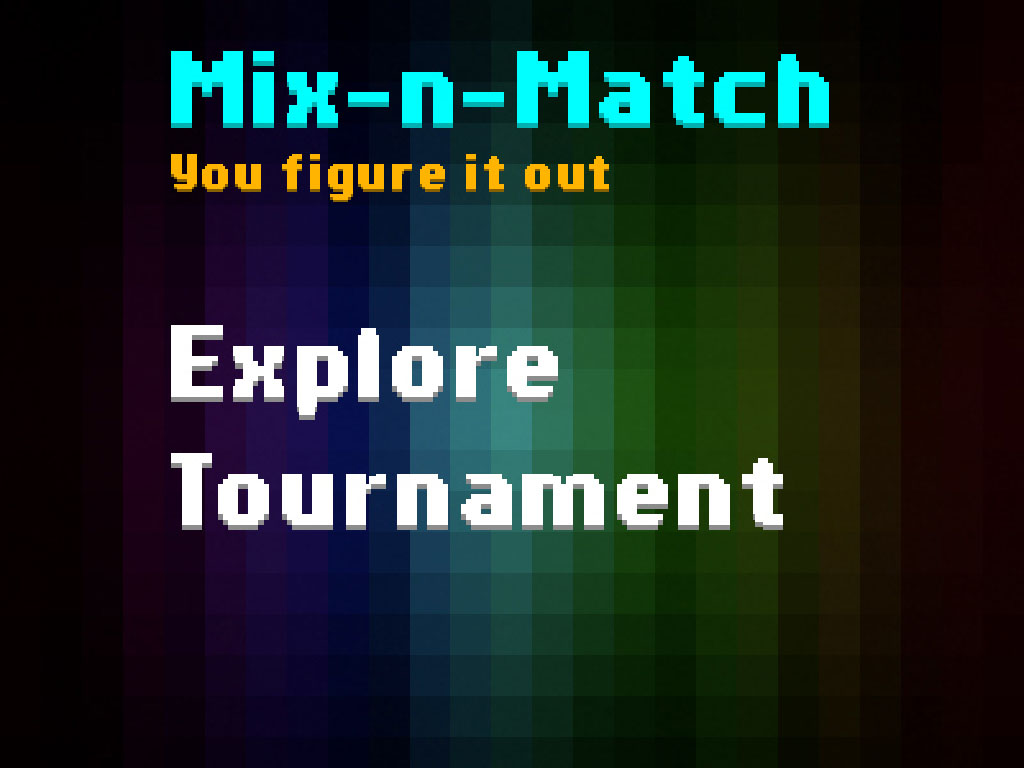 Mix n Match Start Screen