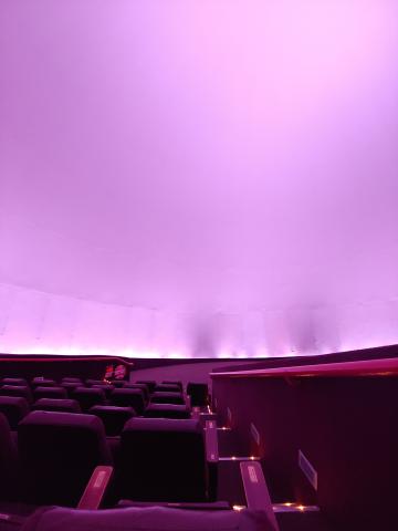 IMAX film reopening trials with projectionist.