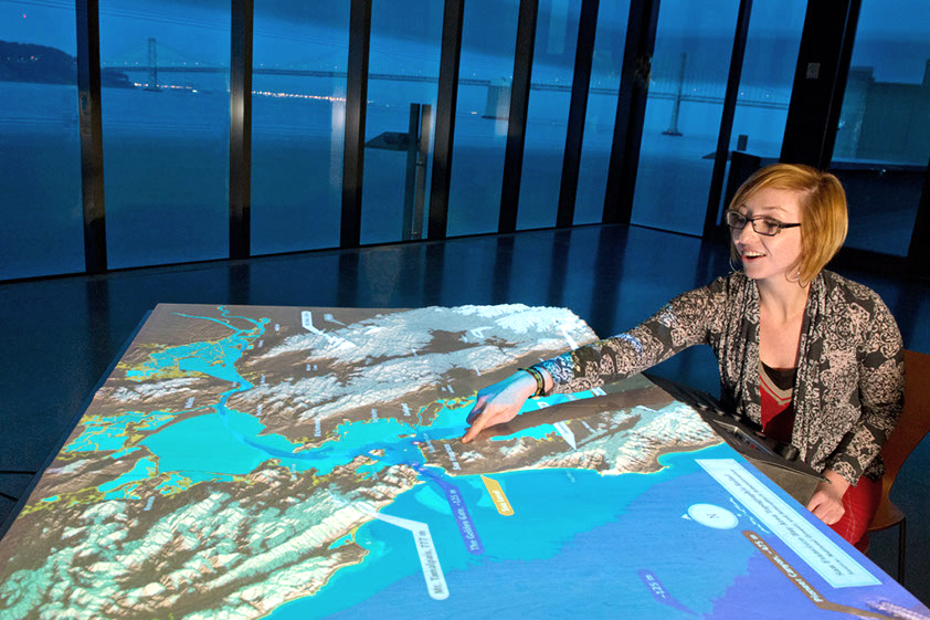Orientation Map at the Observatory gallery on the end of Pier 15.
