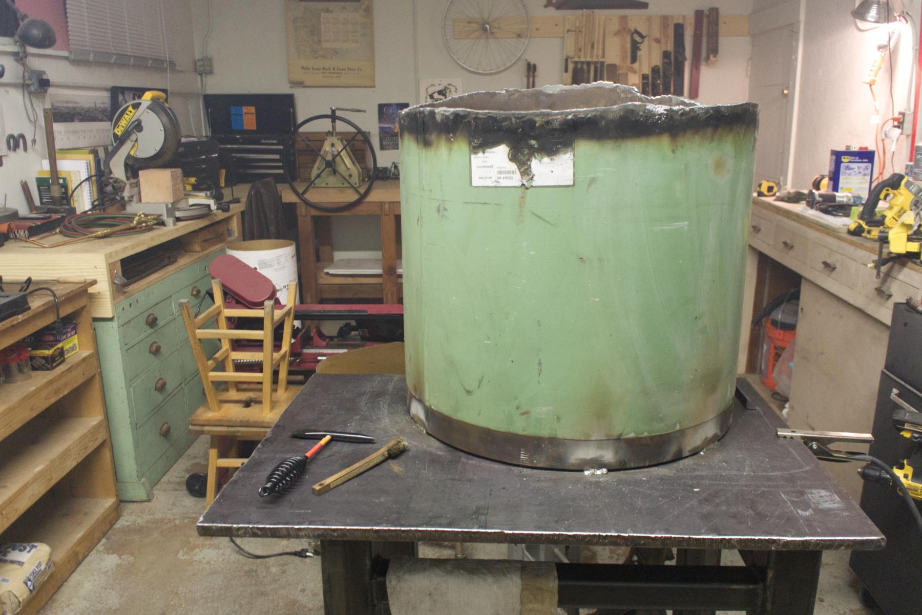 Schedule 40 bending jig.