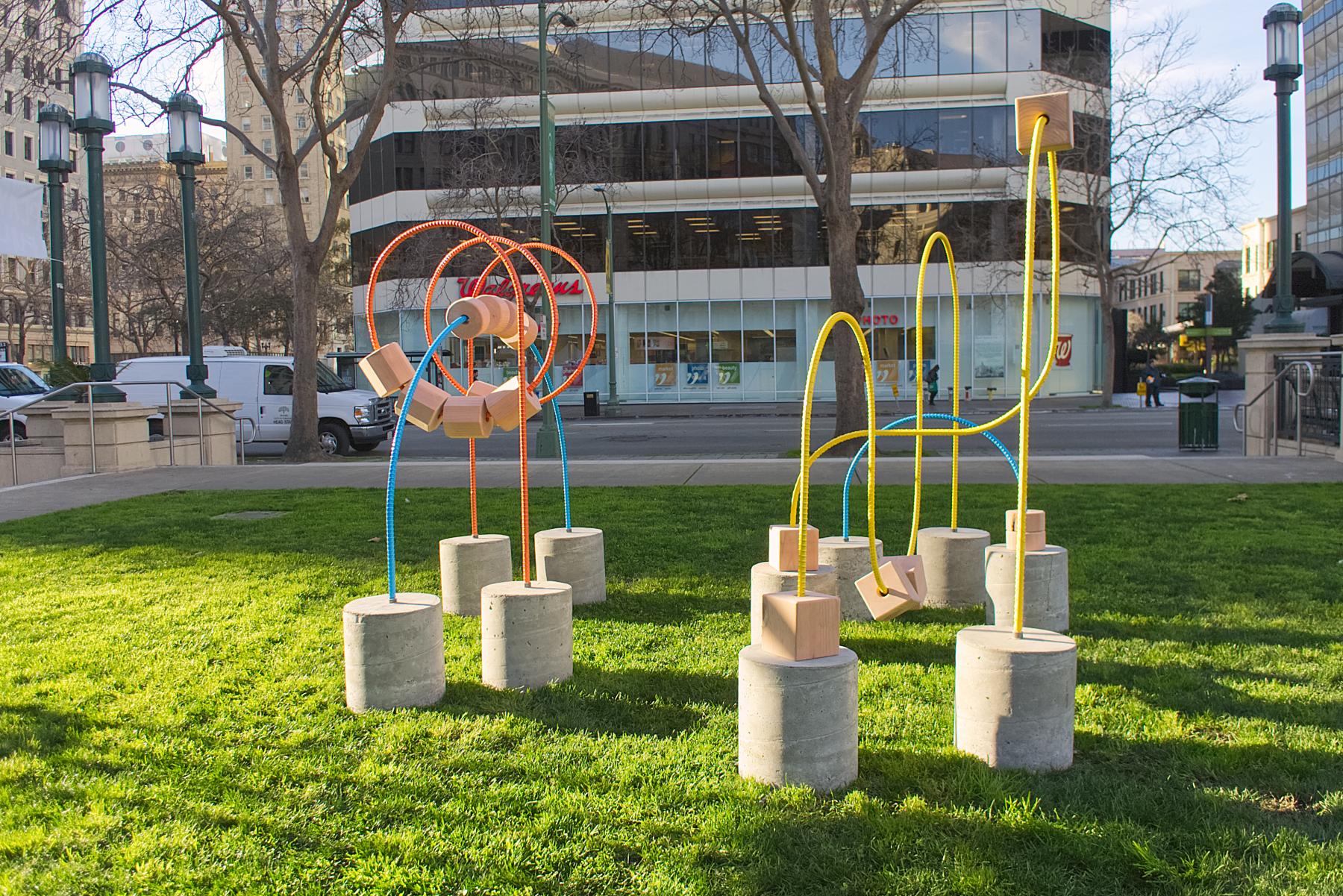 Bead Maze in Oakland City Center.