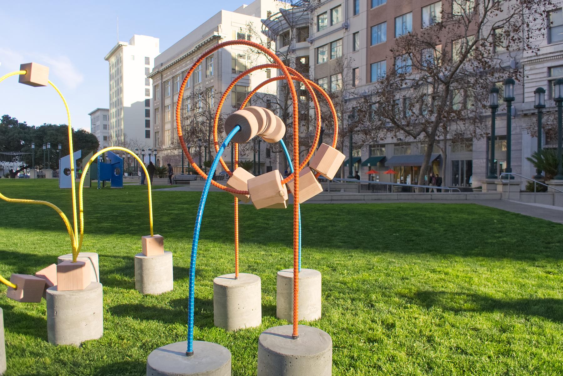 Playground downtown Oakland.