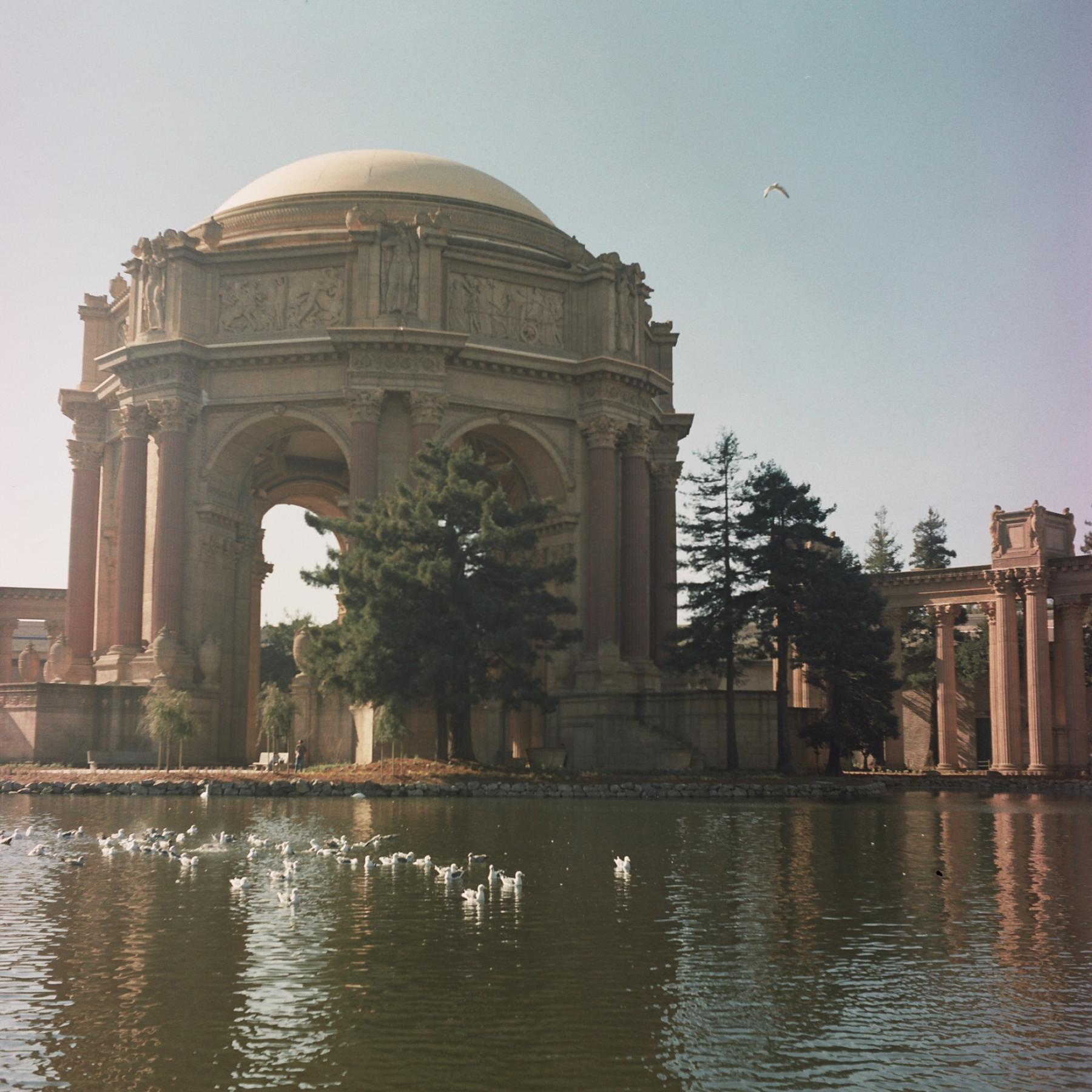 The Palace of Fine Arts open rotunda.