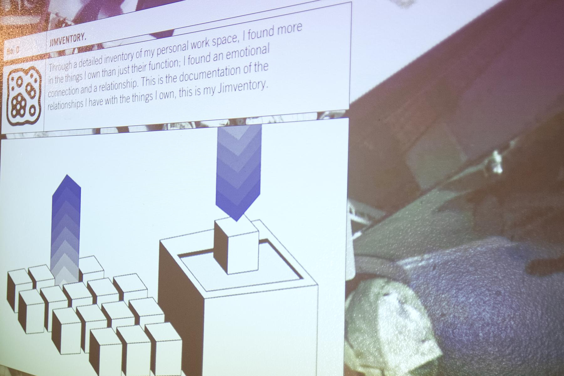 The inventory is revealed through interaction.