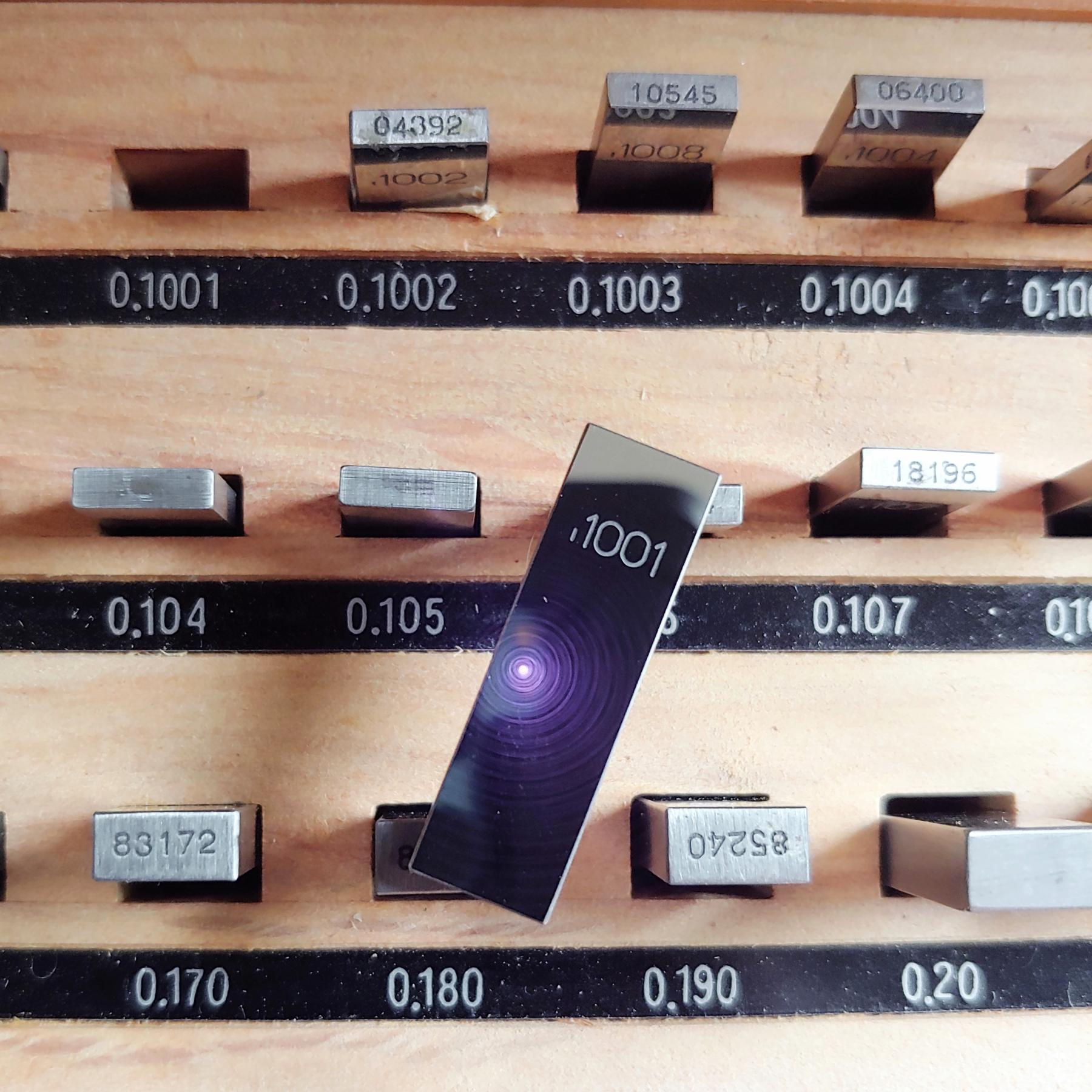 Johansson gauges.