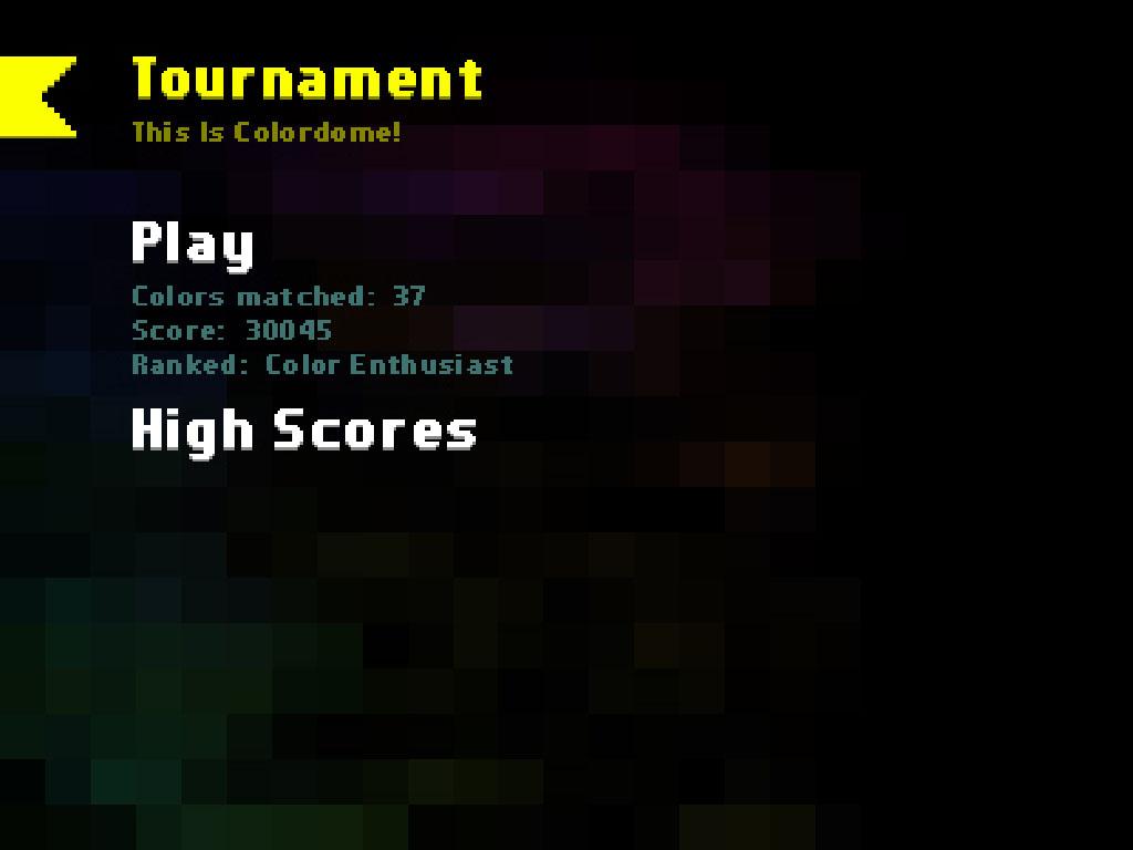 Tournament Screen