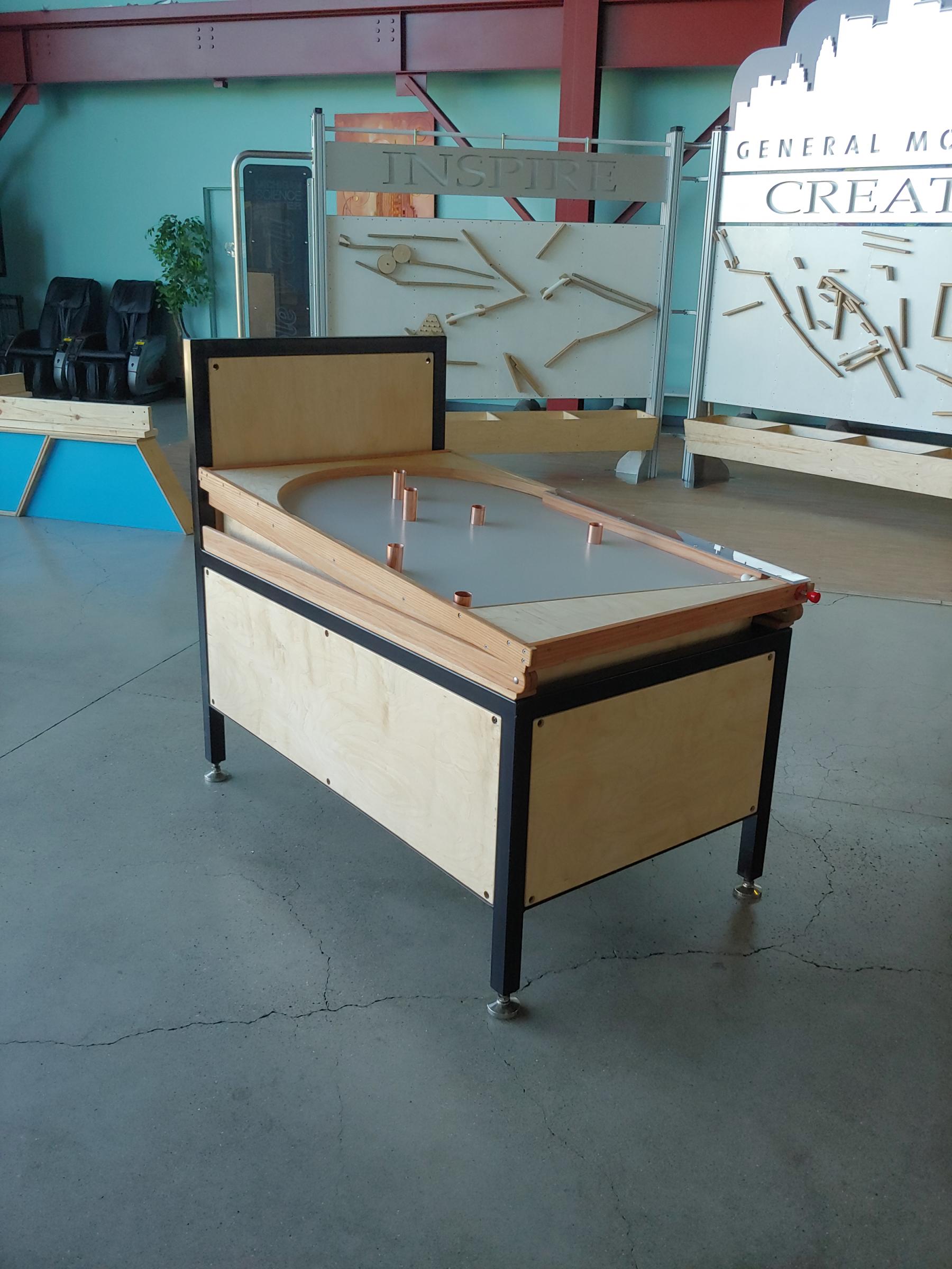 Pinbell table.