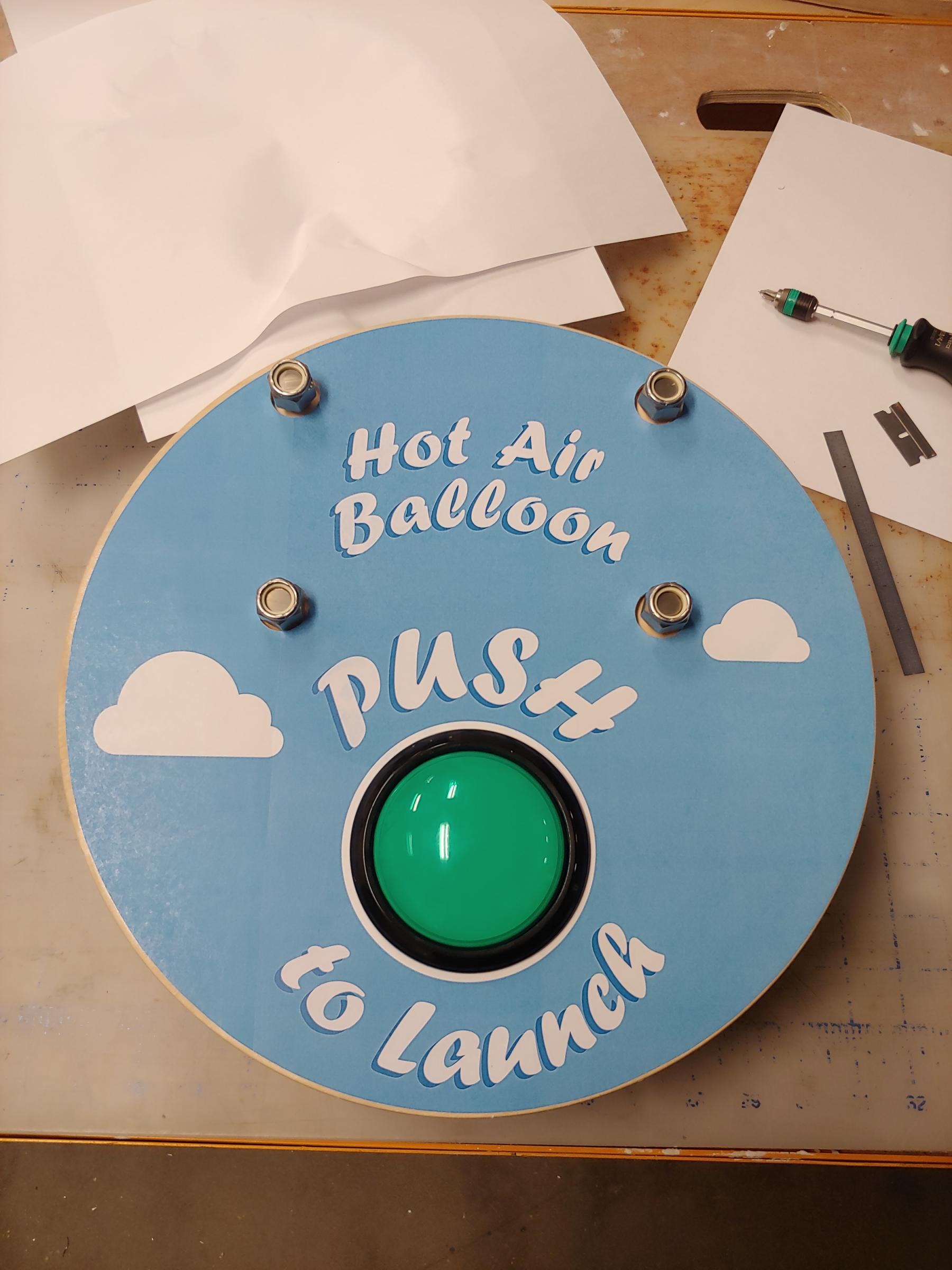 Hot Air Balloon Launch quick and dirty prototype.