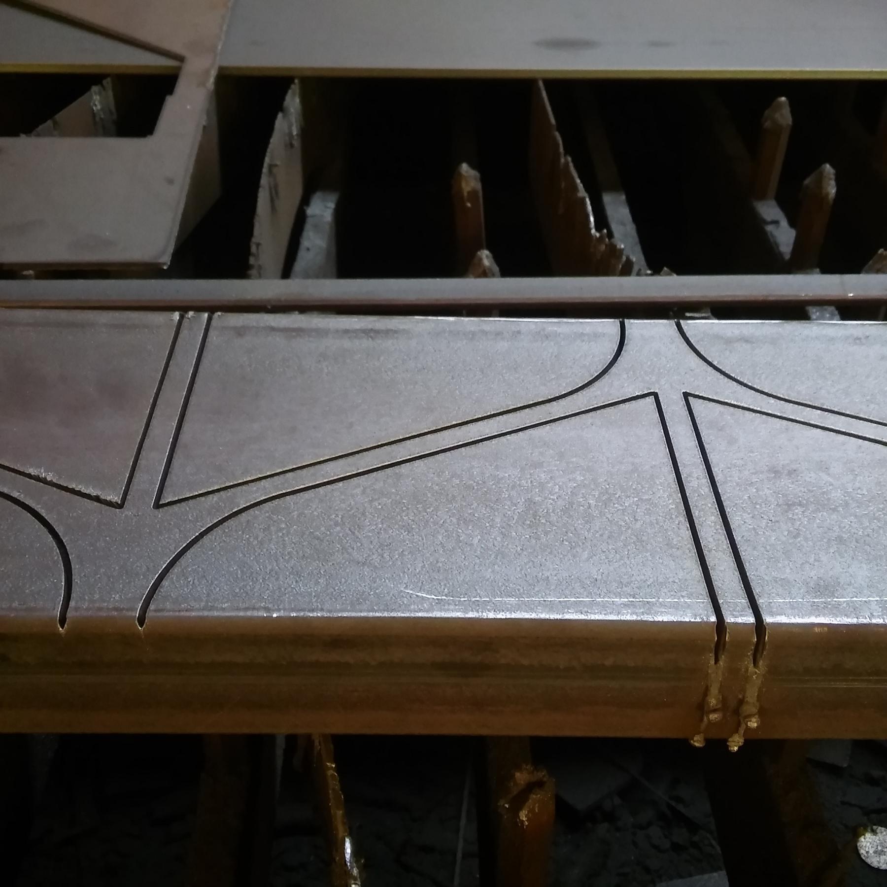 Bracket fabrication.