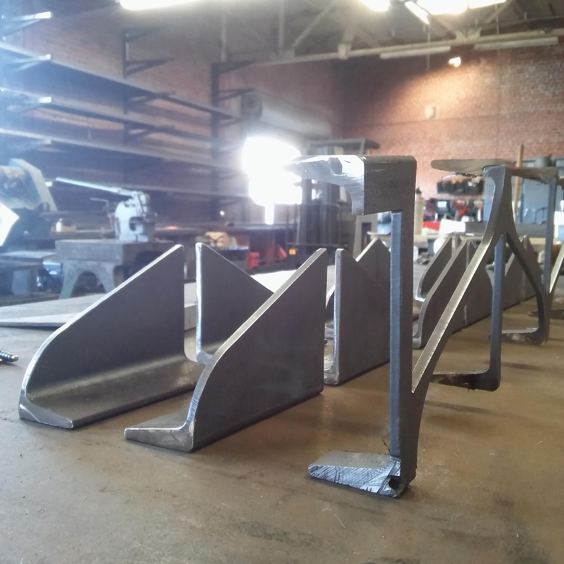 Bracket fabrication.
