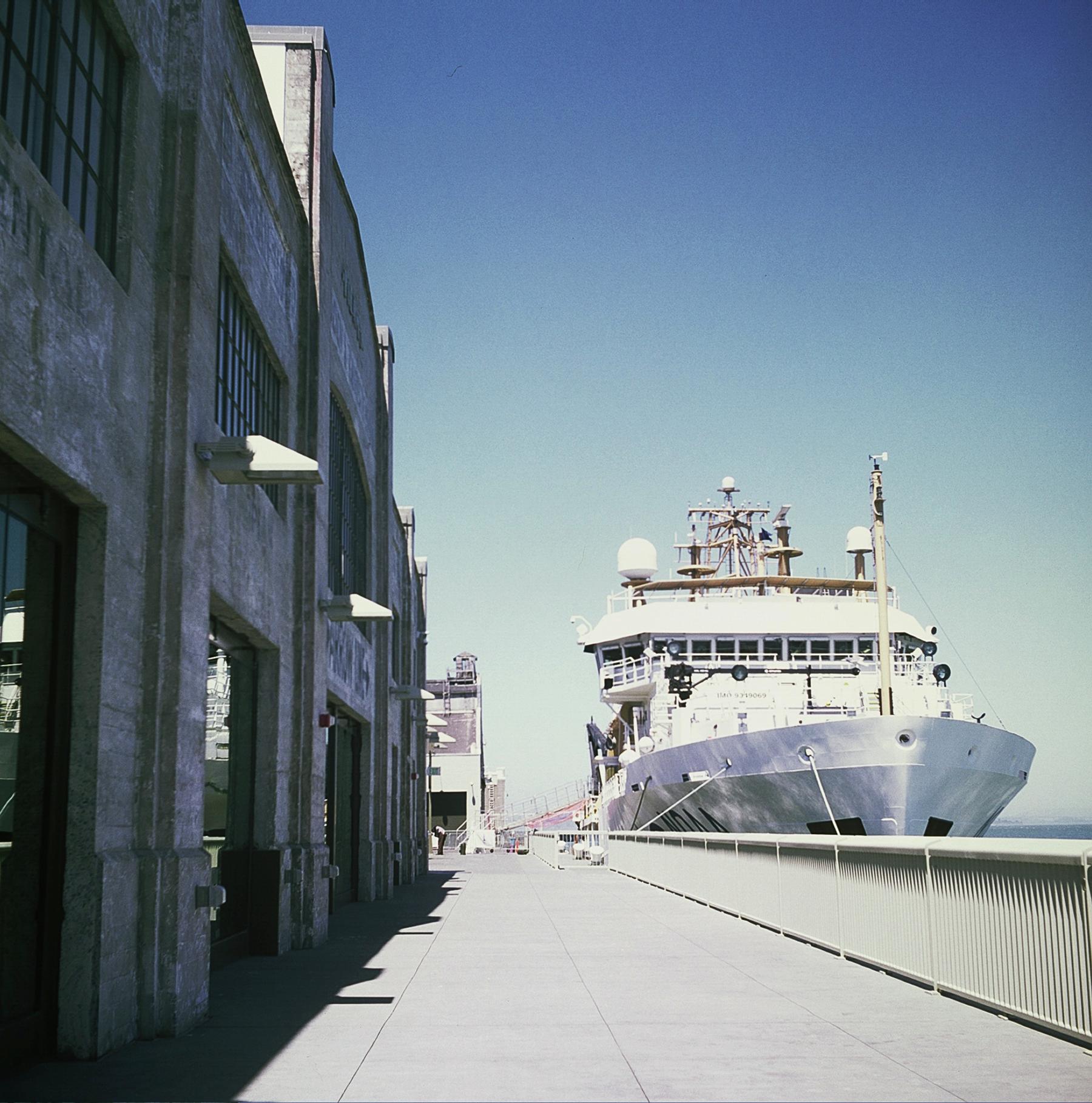 NOAA's Okeanos Explorer docked Pier 15.