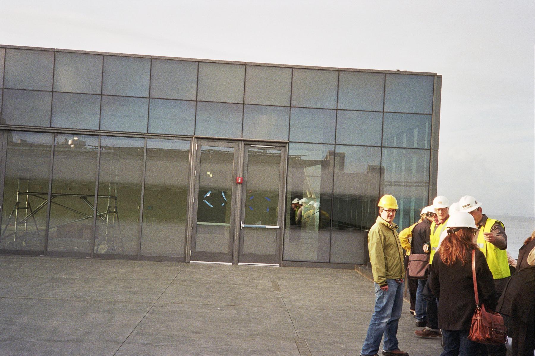 The Exploratorium Pier 15/17 facilities walk-through future Observatory Gallery.