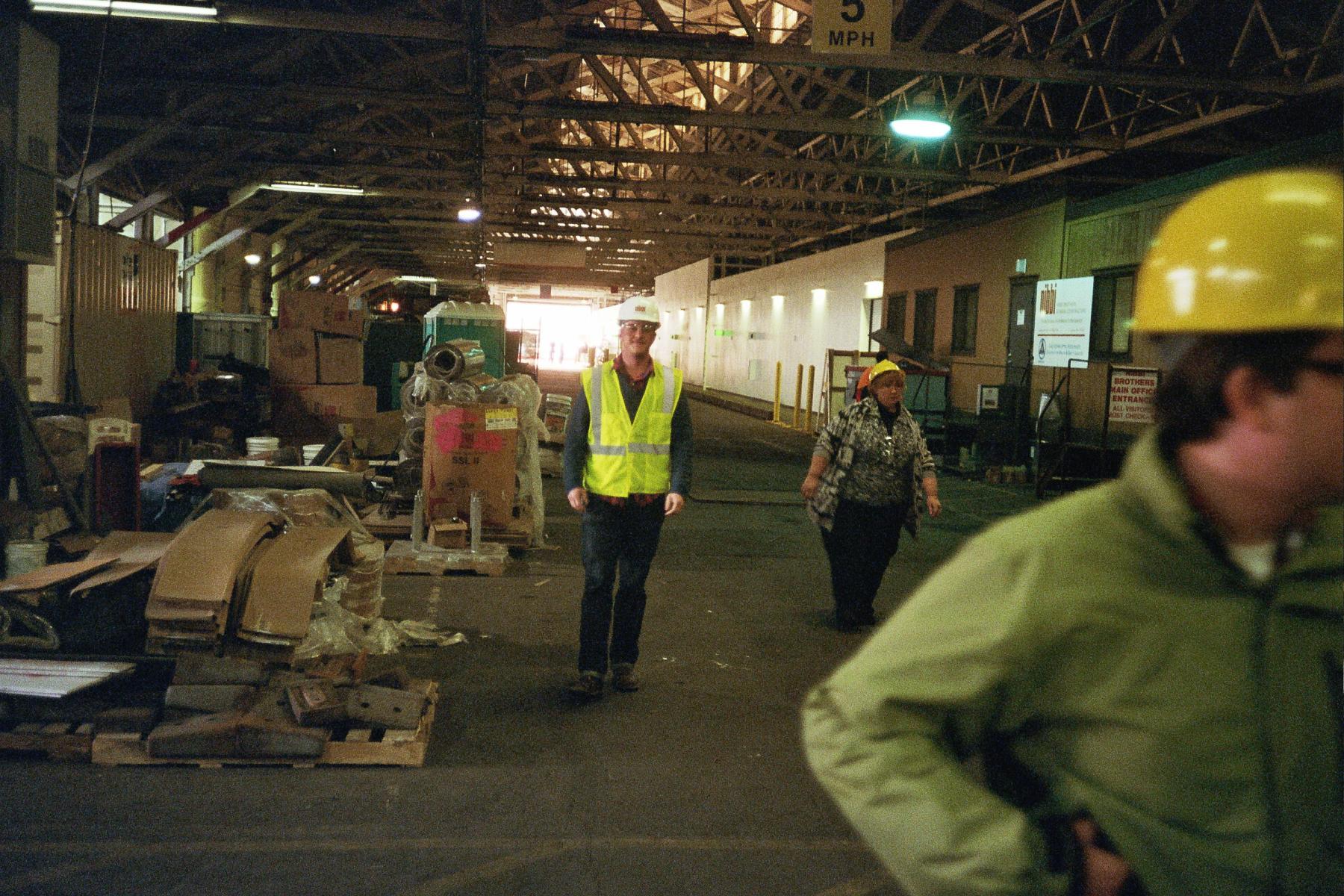 The Exploratorium Pier 15/17 facilities walk-through future Observatory Gallery.