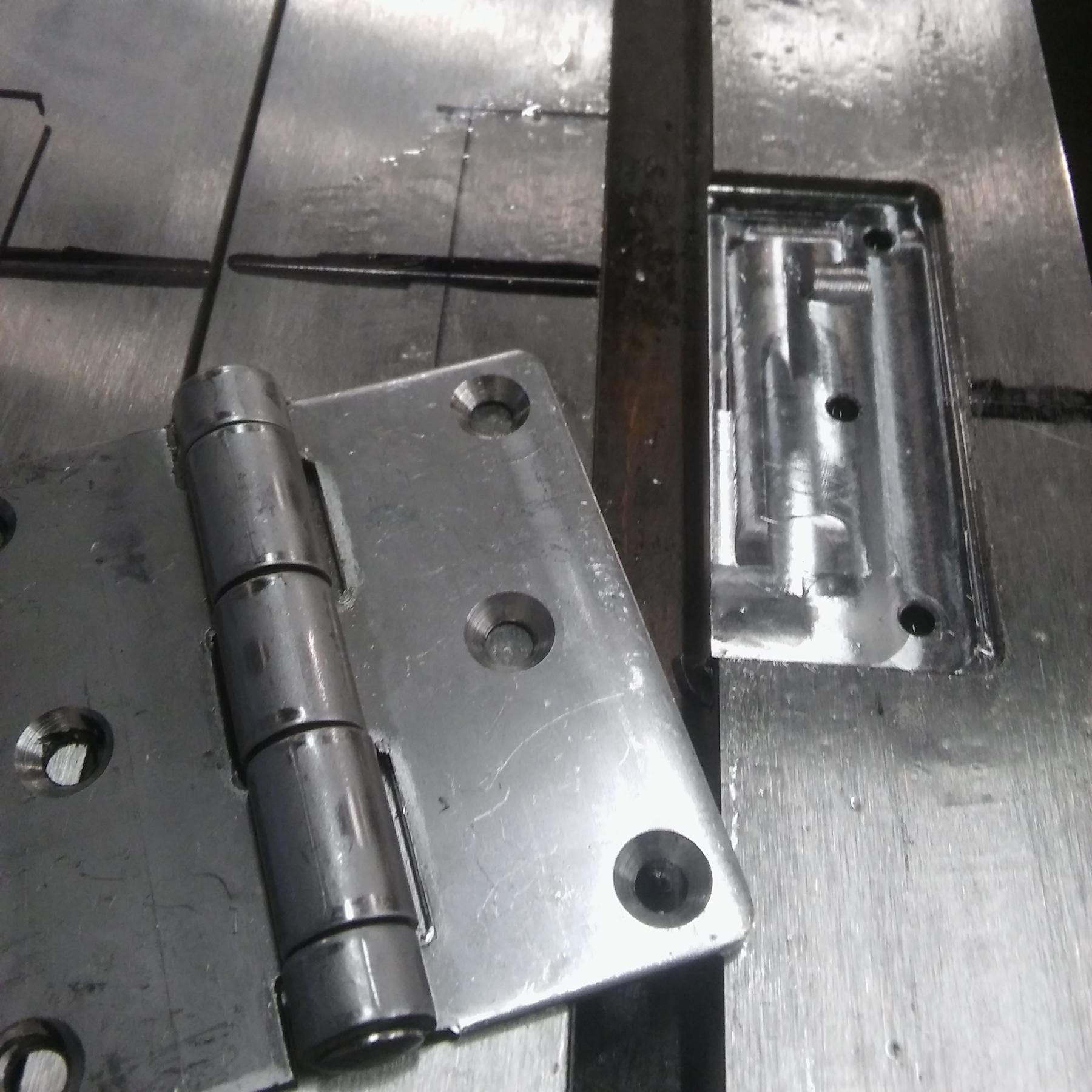 Hinge pocket.