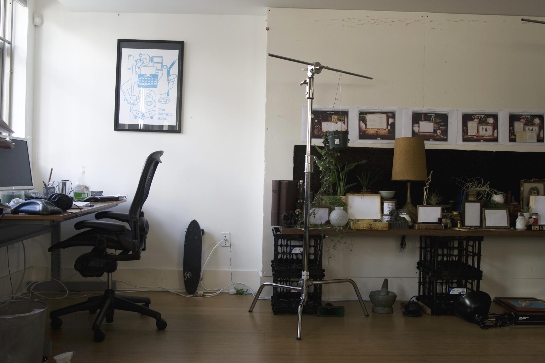 The Vapor Room in process.