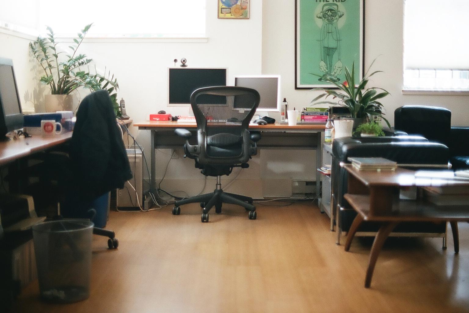 My desk.