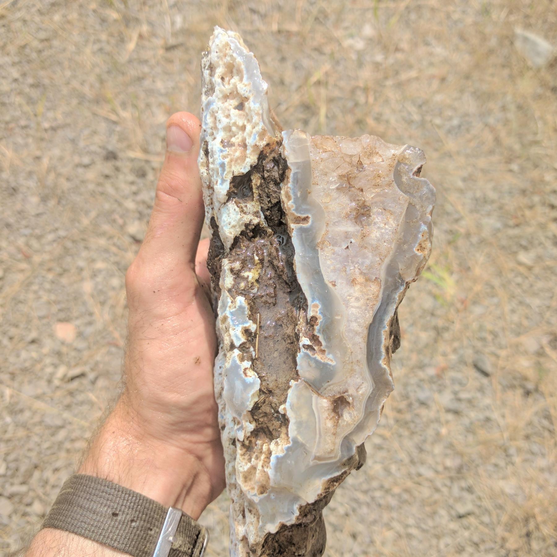 Mostly quartz.