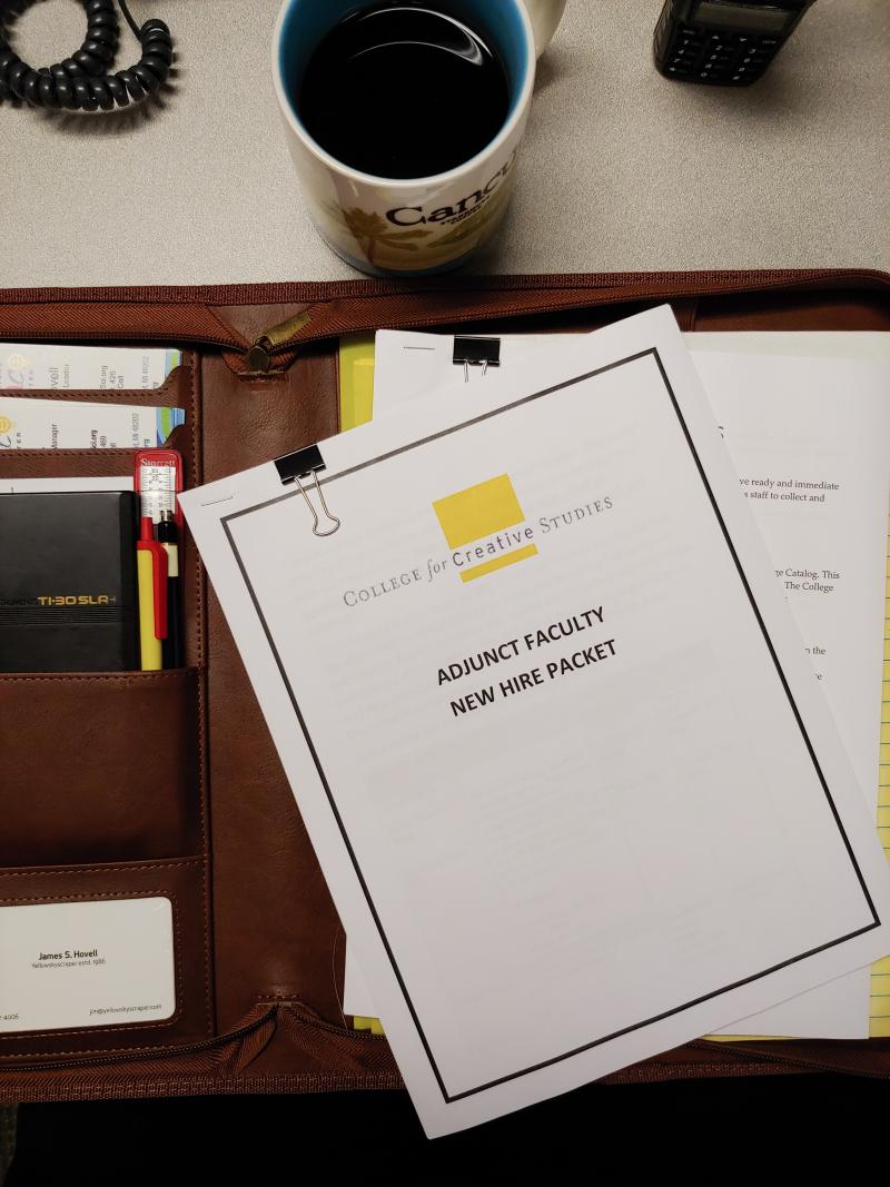 New hire paperwork.